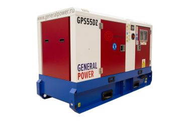 Дизельный генератор General Power GP55DZ в кожухе
