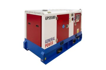 Дизельный генератор General Power GP55BD в кожухе