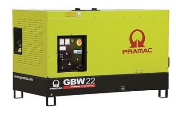 Дизельный генератор Pramac GBW 22 Y 230V 3Ф